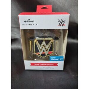 NEW Hallmark WWE Championship Belt Ornament Walmart Exclusive Christmas